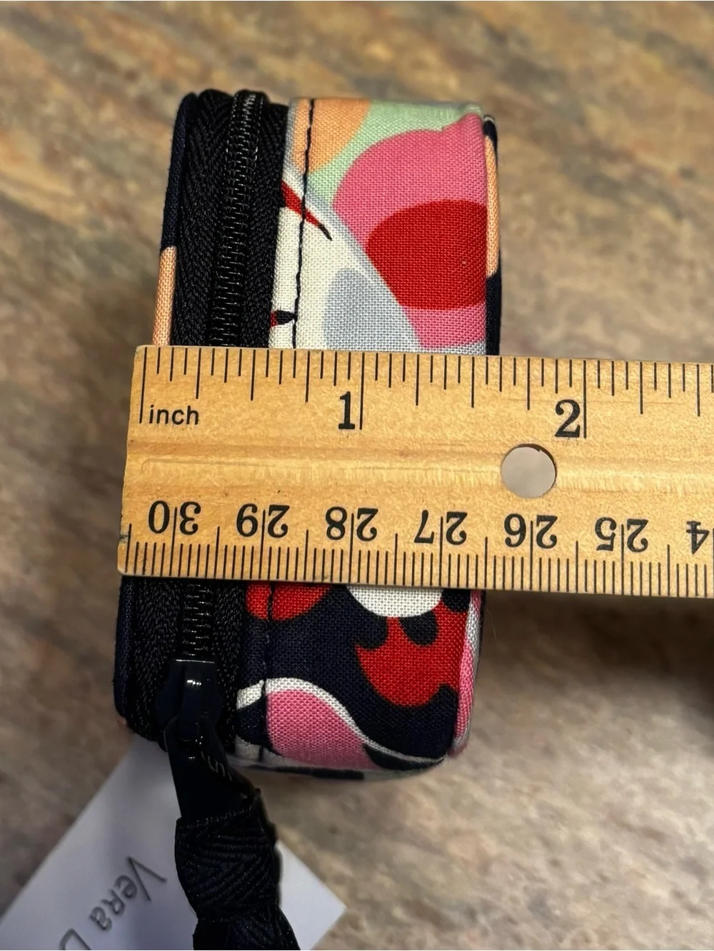 Vera Bradley Pink Red Navy Floral Travel Pill Case